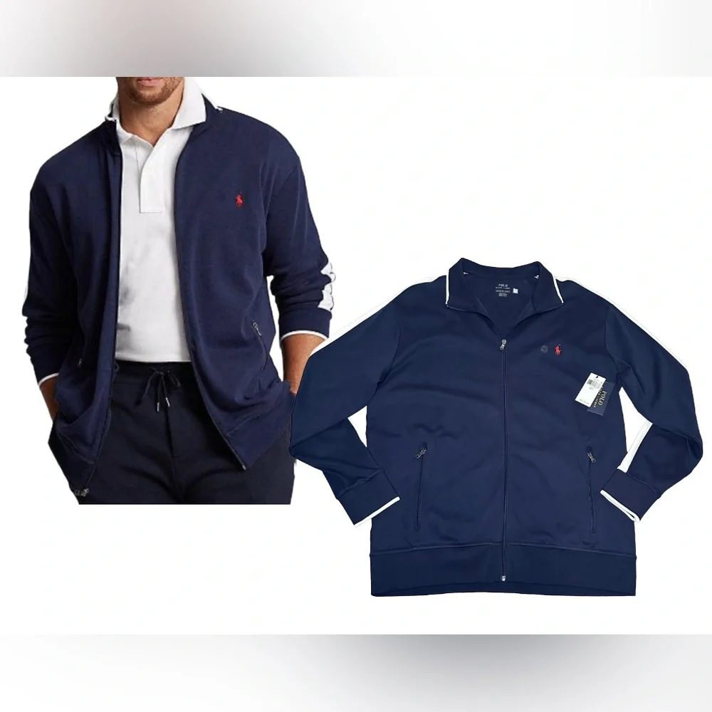 Polo Ralph Lauren Stylish Interlock Track Jacket (Big & Tall) - Picture 1 of 6